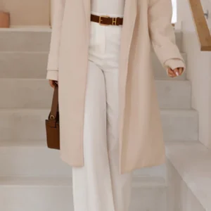 Lue Trench Coat - Winter White