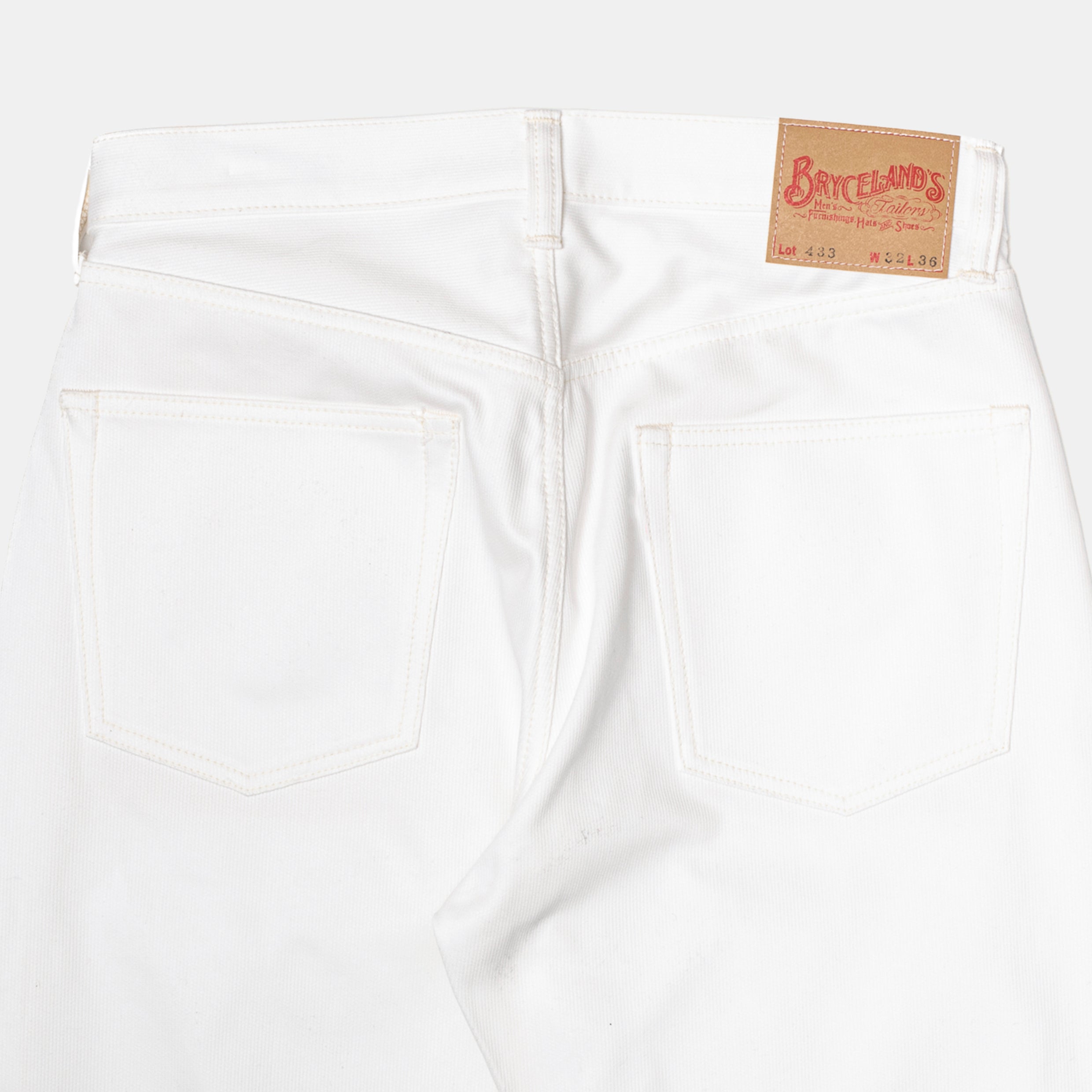 433 Pique Jeans White (Paper Patch) - Image 4