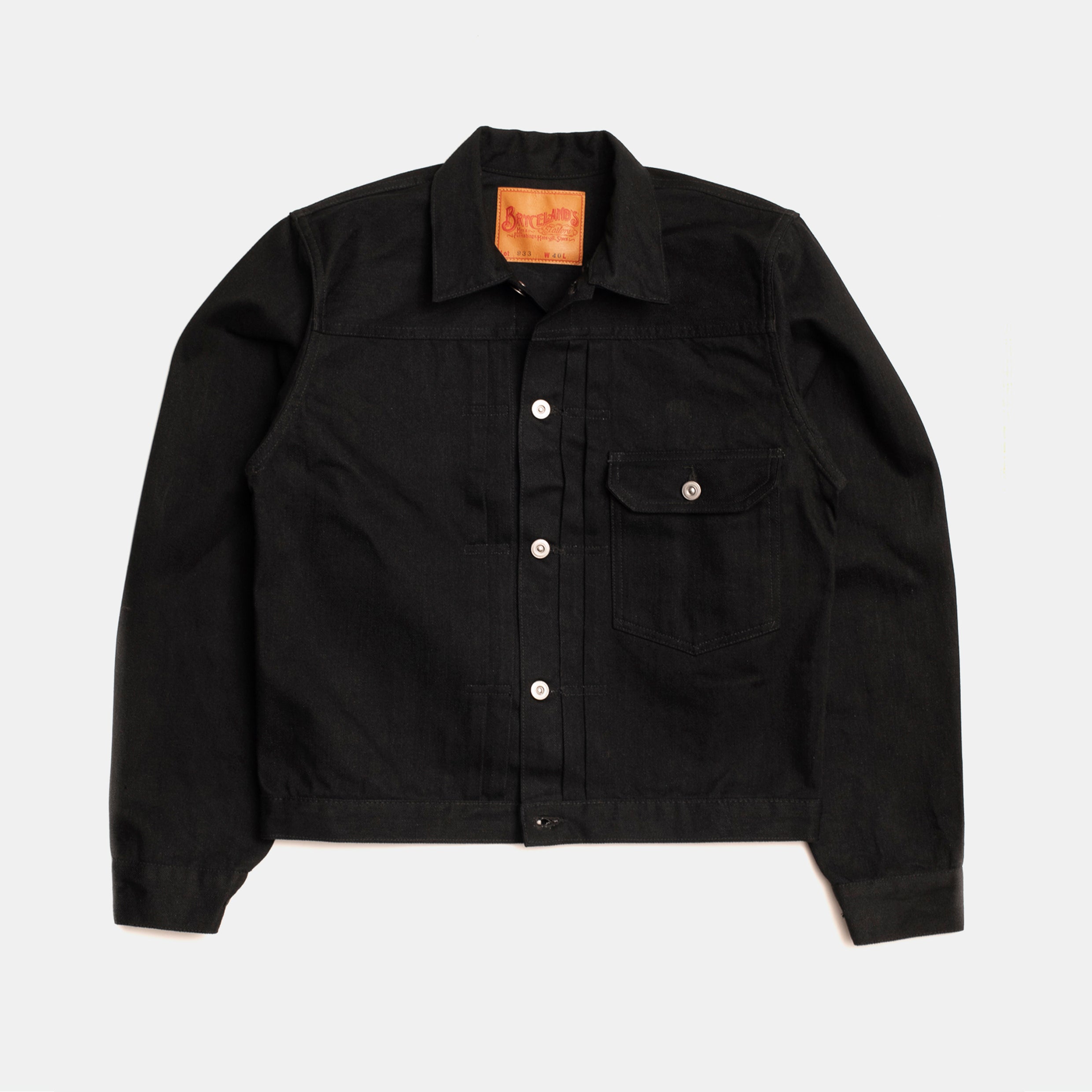 Bryceland's x Buck Mason Denim 933 Jacket Black
