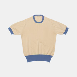 ‘Skipper’ Tee Cream/Blue