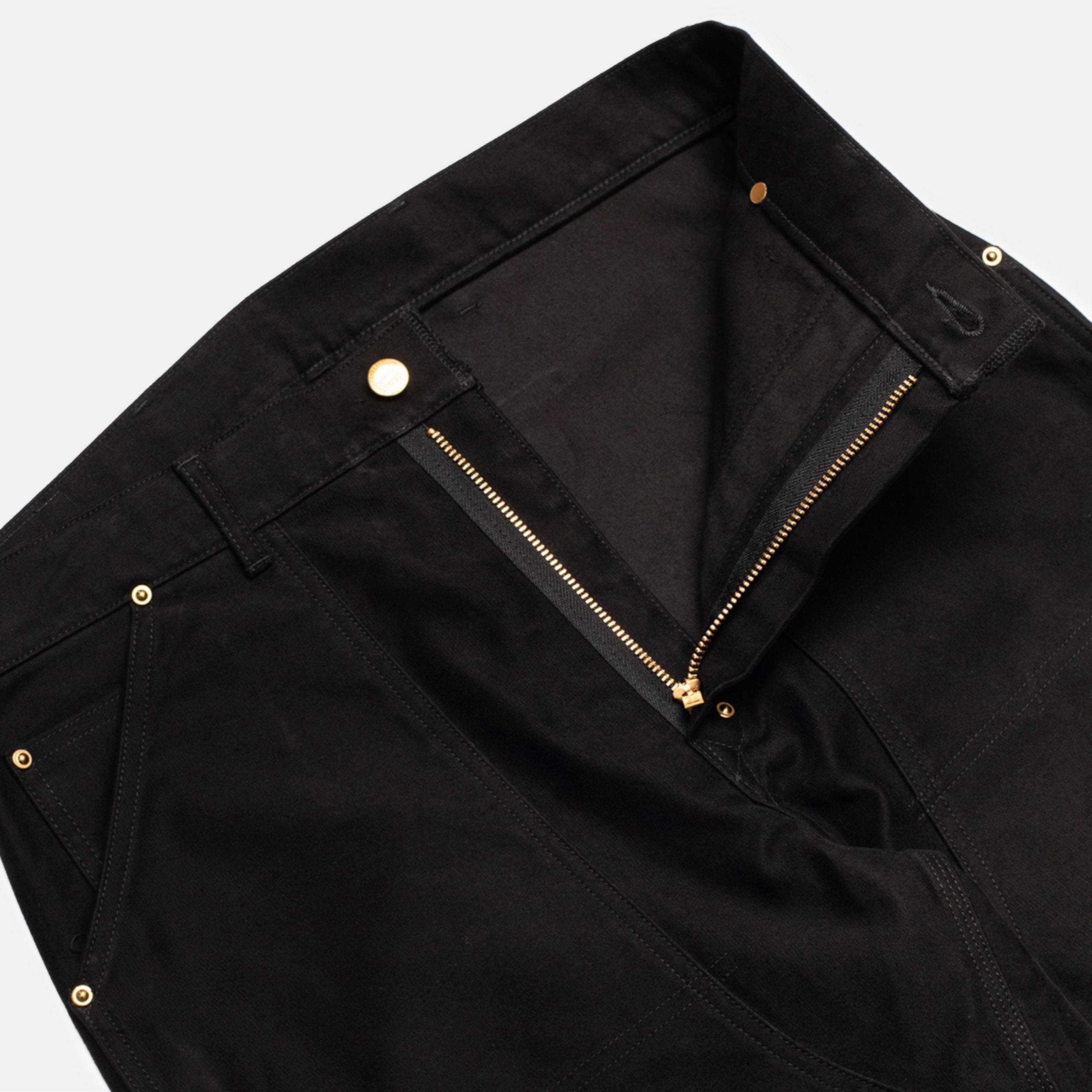 Double Knee Pants Moleskin Black - Image 3
