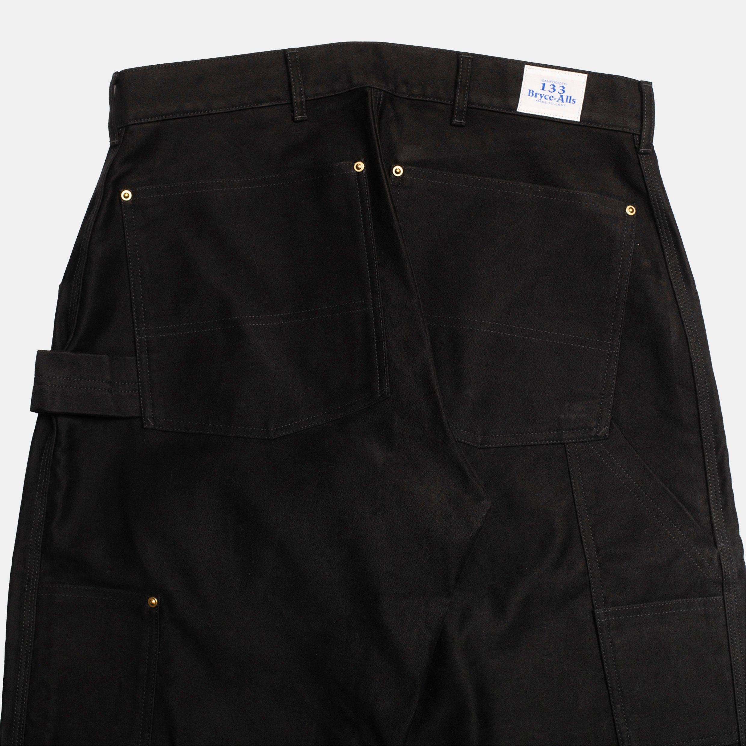 Double Knee Pants Moleskin Black - Image 5