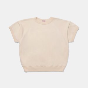 Raglan Short Sleeve Sweatshirt Ecru