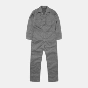 Bryce-Alls 'Tsunagi' Coverall Salt & Pepper