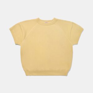 Raglan Short Sleeve Sweatshirt Yellow