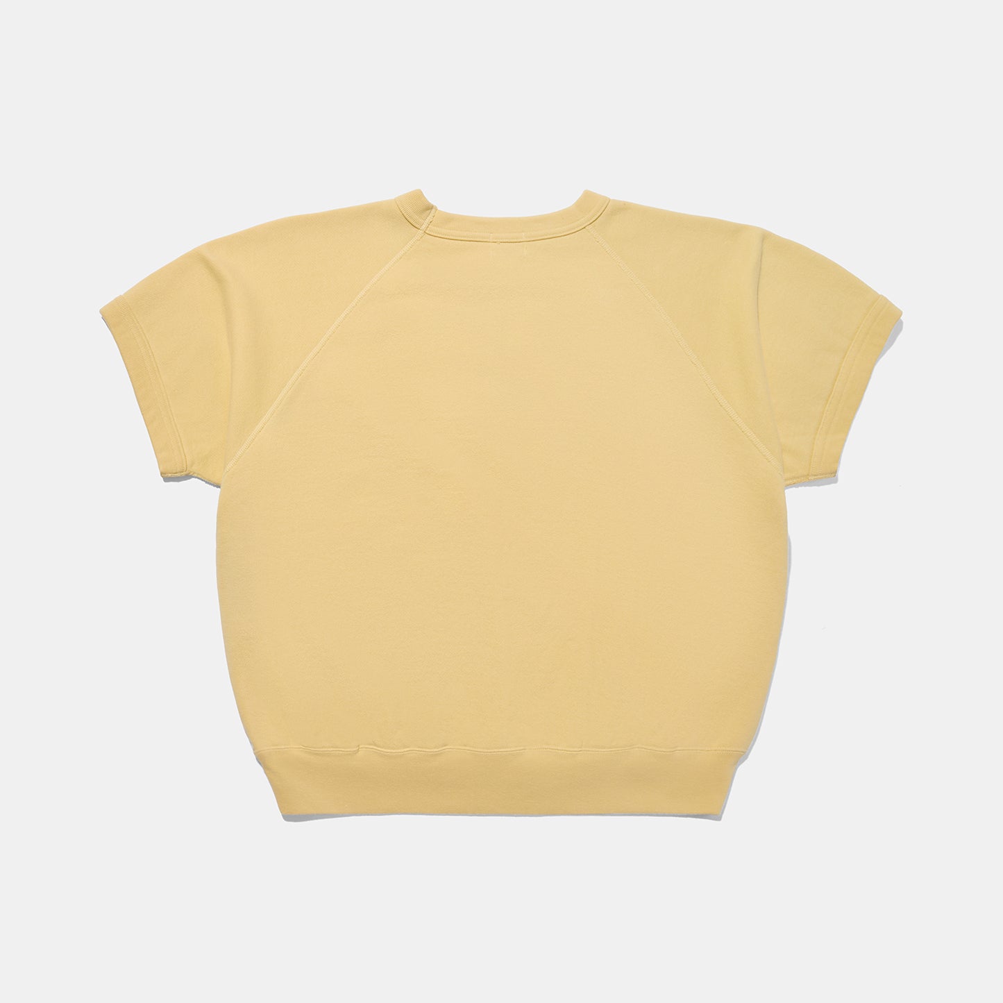 Raglan Short Sleeve Sweatshirt Yellow - Image 2