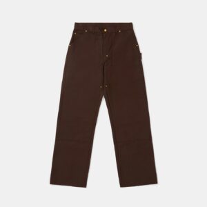 Double Knee Pants Moleskin Brown