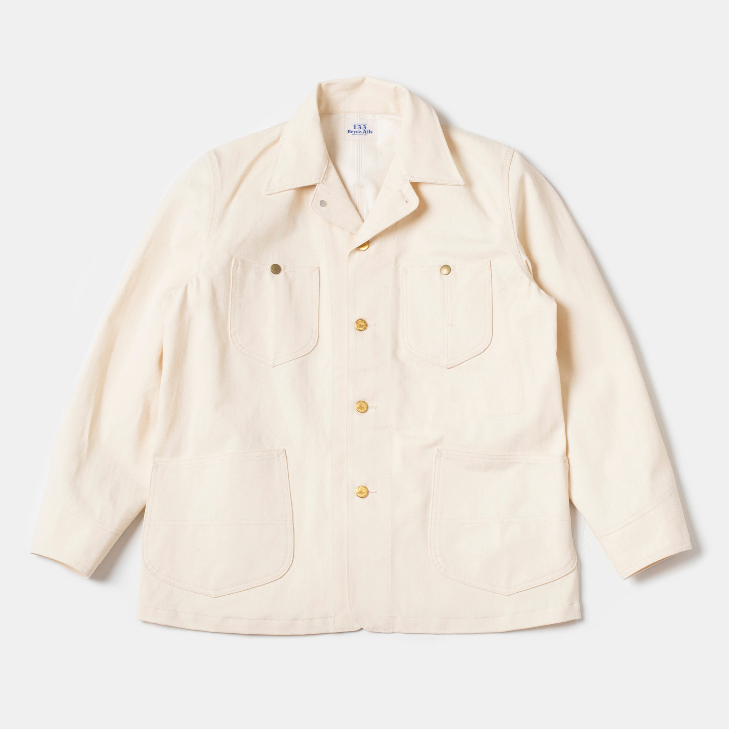 Chore Coat HBT White