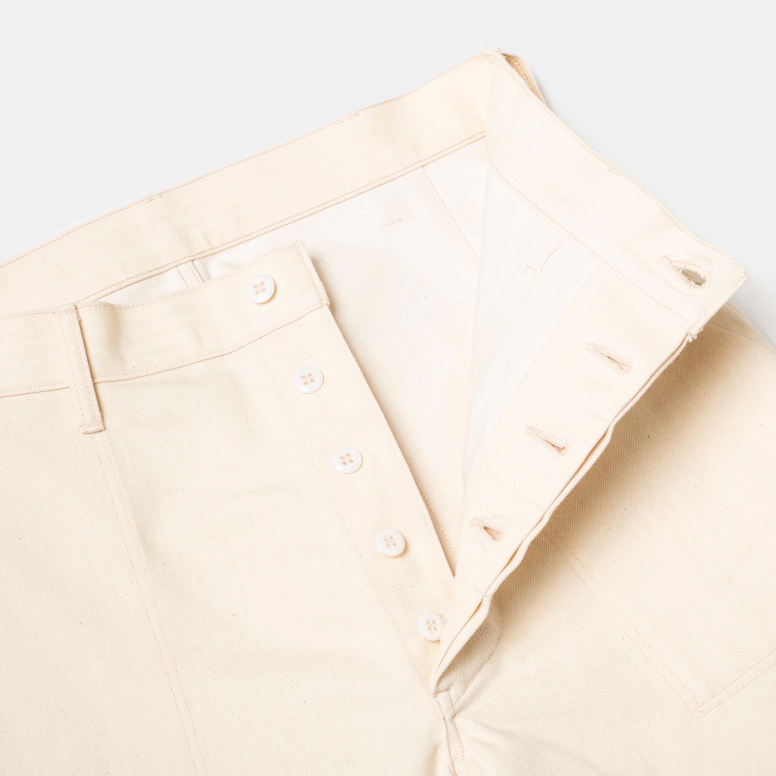 USN Deck Pants Ecru - Image 3