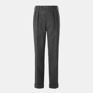 Wool Flannel Winston Trousers II Grey